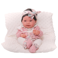 Munecas Antonio Juan Кукла-младенец Беатриц в розовом, 42 см (50036)