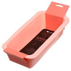 Форма для выпечки силикон, 13.5х27х6 см, прямоуг, роз, Daniks, Savory, Y4-4962