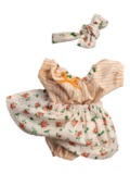Комплект с юбкой - Персик. Одежда для кукол, пупсов и мягких игрушек.