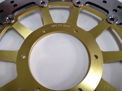 Диск тормозной передний золотой на Honda CBR RR 1000 , CBR RR-ABS 1000 ,CBR RR-SP 1000