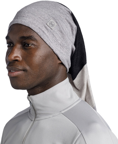 Картинка шарф-труба Buff Wool lightweight Greyish - 5