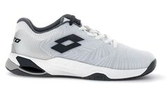 Теннисные кроссовки Lotto Mirage 100 II SPD - all white/asphalt/vapor gray