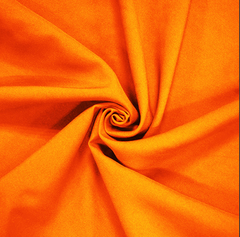 Ткань костюмная Габардин Белый лебедь, 270 гр/м.п., 150 см, Неоново оранжевый
