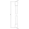Gessi 01637#727 INGRANAGGIO Шланг Сromalux с коническим соединением на 1/2", 1,50 м