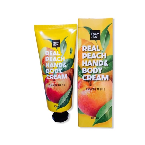 FarmStay Real Peach Hand & Body Cream 100ml