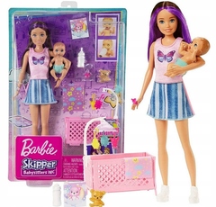 Куклы и игровой набор Barbie Skipper Babysitters