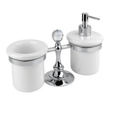 Cezares OLIMP-TDT-01-M OLIMP-TDT-01-M Стакан и диспенсер настольные, хром фото