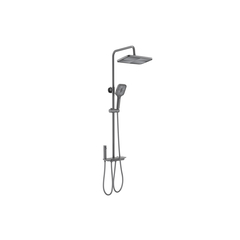 Aquatek AQ3040BGM AQ3040BGM ПОЛАРИС душевая система (смеситель для ванны) 295х195 мм, шлиф. черный хром фото