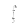 Aquatek AQ3040BGM AQ3040BGM ПОЛАРИС душевая система (смеситель для ванны) 295х195 мм, шлиф. черный хром