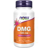 ДМГ 125мг, DMG 125 mg, Now Foods, 100 вегетарианских капсул 1