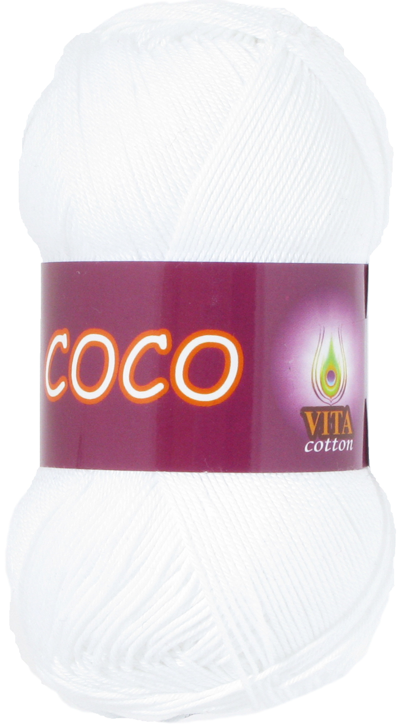 Белый коко. Пряжа: Vita Coco (50гр/240м) цвет 3851 белый. Пряжа Coco Vita Cotton. Пряжа Vita Coco: 3853 (молоко). Coco Vita Cotton 3851, белый.