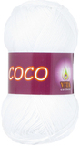 Пряжа Vita Coco 3851 белый