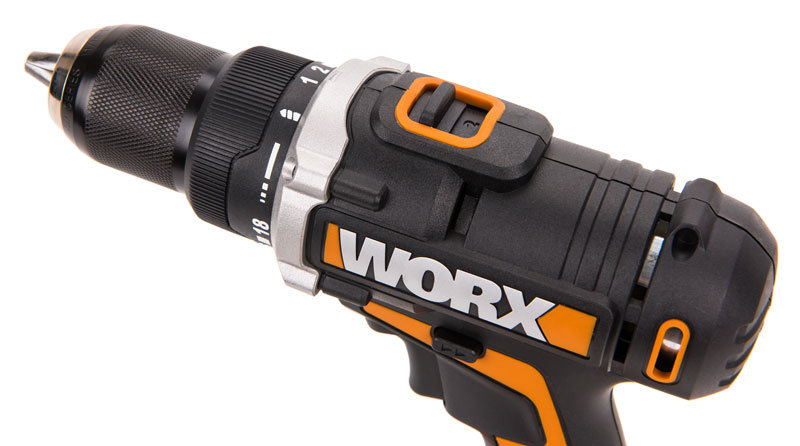 Дрель-шуруповерт аккумуляторная WORX WX183.1, 20В, 50Нм, 2Ач x2, кейс