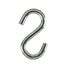 Крючок 5 мм нержавеющий S-образный симметричный А2 АРТ