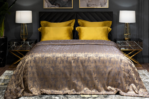 Покрывало 260x260 Garda Decor Houston золотое