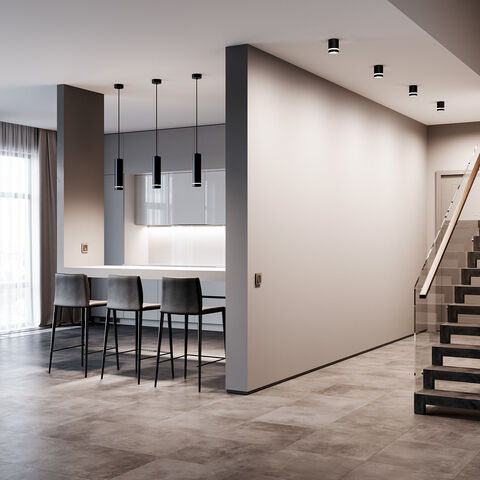 Подвесной светодиодный светильник Elektrostandard Topper DLR023 черный матовый