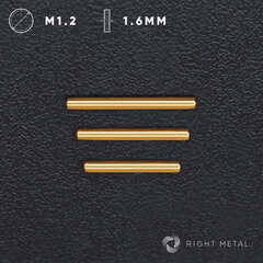 Штанга Classic PVD Yellow 1.6мм