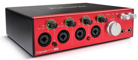 FOCUSRITE Clarett 4Pre USB интерфейс, 18 входов/8 выходов__1
