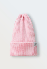 Вязаная шапочка Simple (розовая)