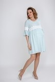 Платье для беременных 09587 светло-голубой