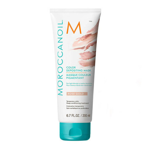 Moroccanoil Color Depositing Mask Rose Gold - Маска тонирующая для волос, розовое золото