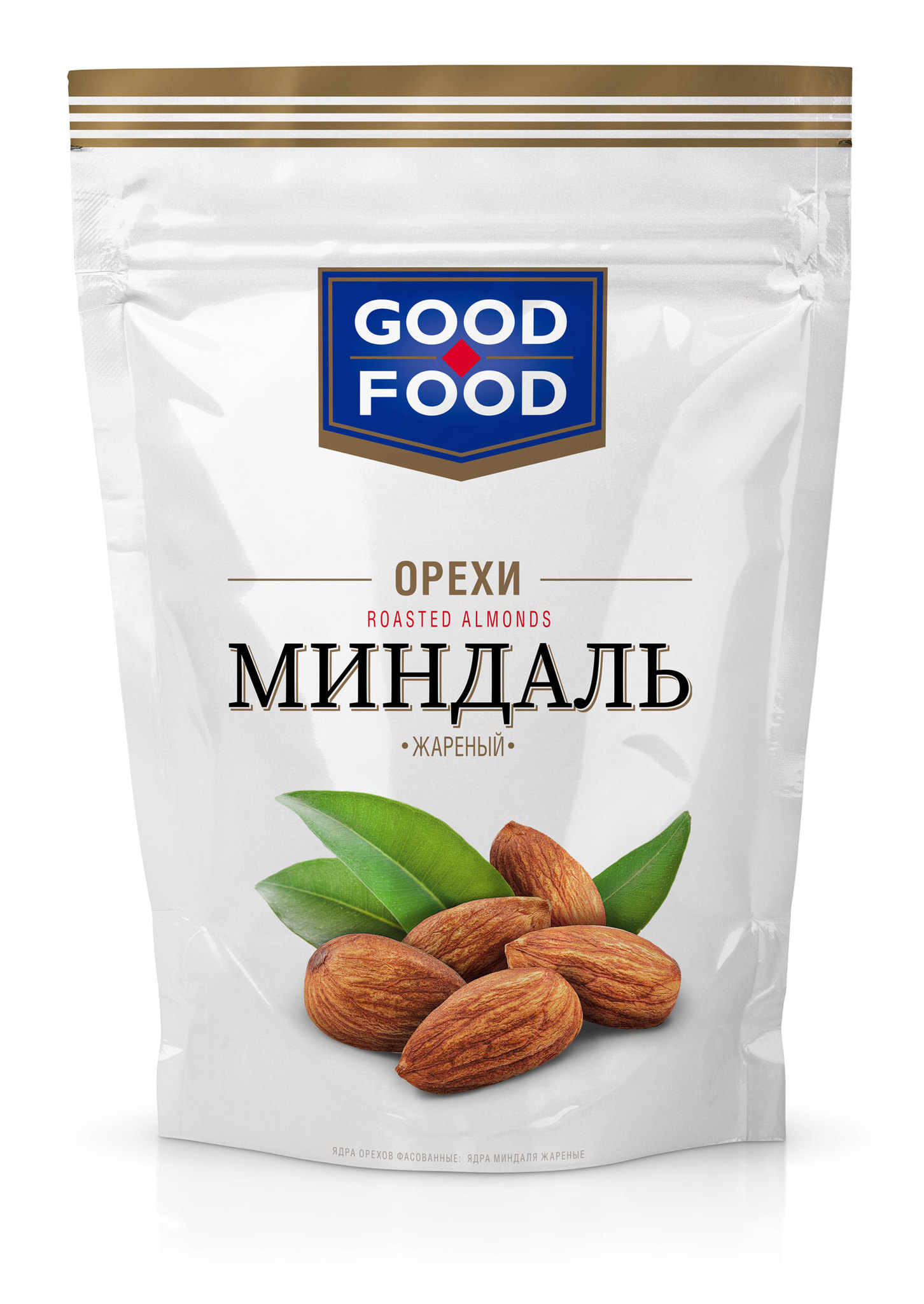 GOOD FOOD Миндаль жареный 130 г - купить в интернет-магазине shopgf.ru