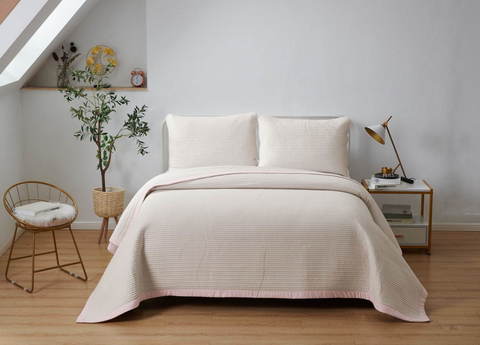 Покрывало 160х220 и 1 наволочка Sofi De MarkO Марисоль карамель