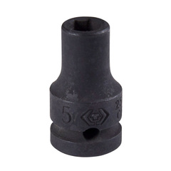 KING TONY (253505M) Головка торцевая ударная шестигранная 1/4", 5 мм