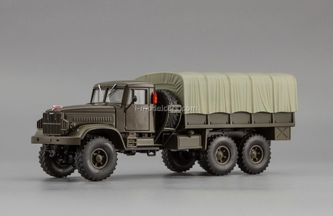 KRAZ-214B 1963-1967 khaki 1:43 Nash Avtoprom