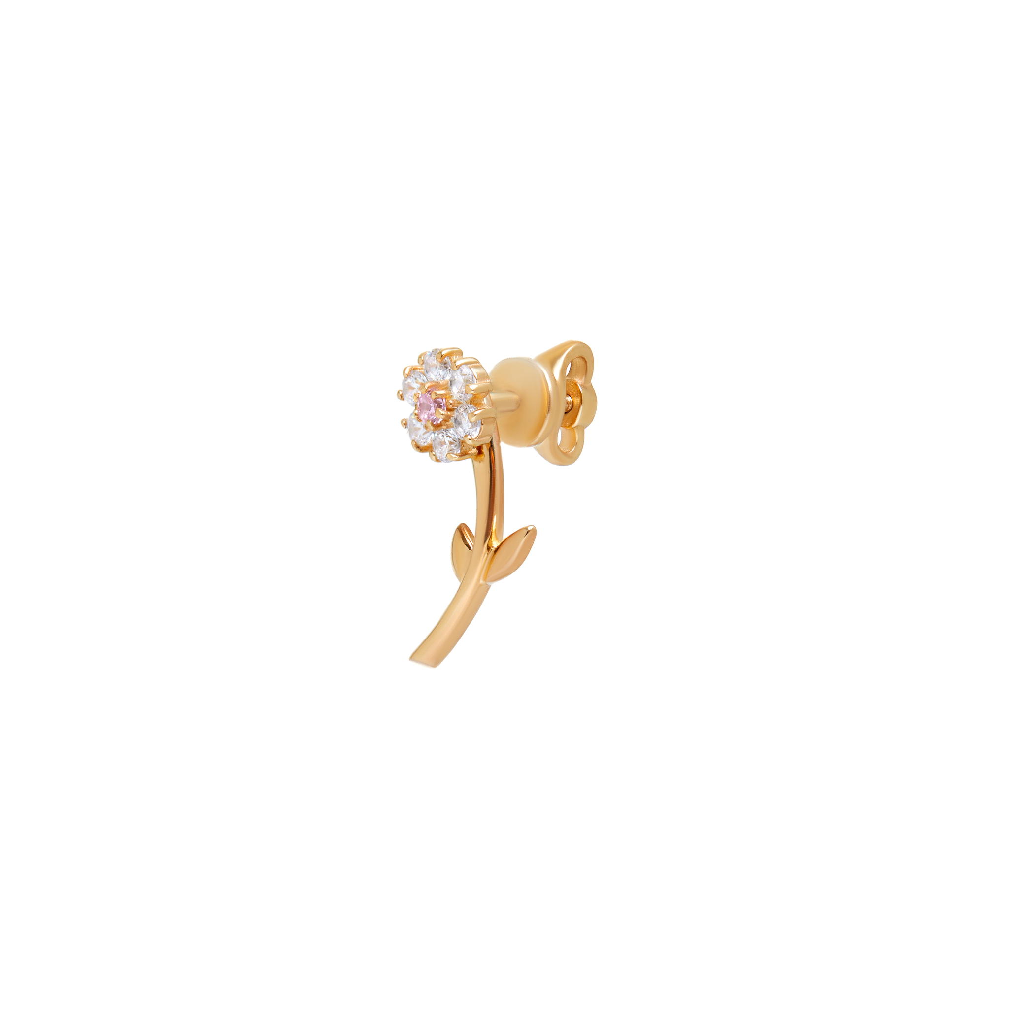 Моносерьга Gold Flower Mono Earring