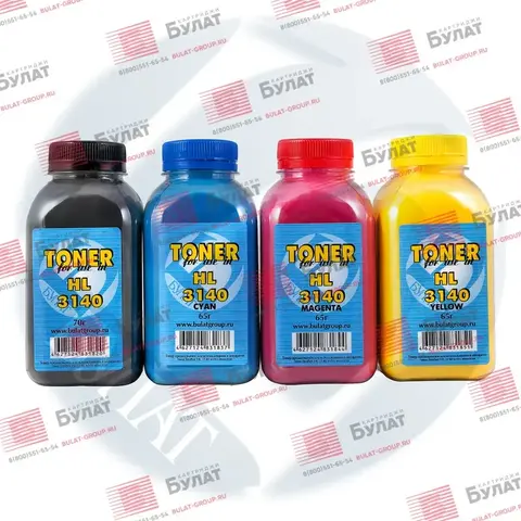 Тонер БУЛАТ Brother HL-3140 (Чёрный, банка 70 г)