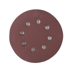 45-9-282 Круг абразивный на ворсовой основе, под липучку, перфорированный, Р600, 125мм, 5шт. (РемоКолор)