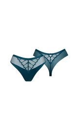 Трусы бразилиана LISCA LOVELACE 12363_Морская волна