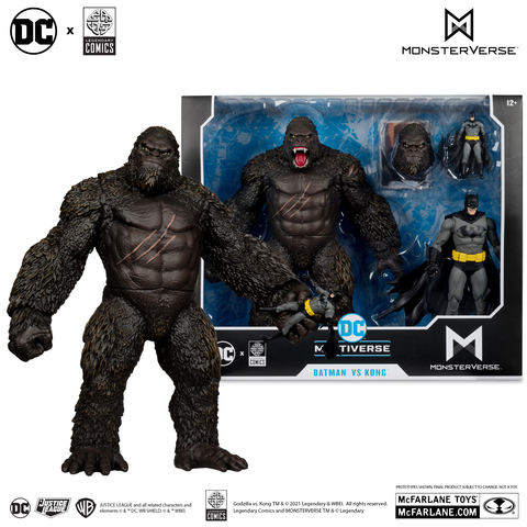 Фигурки набор Бэтмен против Конга Justice League vs. Godzilla vs. Kong