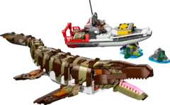 Конструктор LEGO Jurassic World 76974 Миссия на лодке с мозазавром