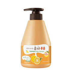 Welcos Kwailnara Yuja Milk Body Cleanser гель для душа с экстрактом юдзу