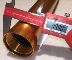 Внешний стакан пера вилки для Yamaha MT01 2009-2014 г.в. золотой