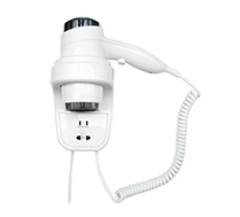 Фен настенный 2200 W ABS HOTEL LINE 02012.W белый