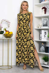 Платье Иниша (черно-желтое) П13924-4М LT Collection