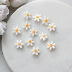 Подвеска Цветок из перламутра, Ромашка, 9 мм, МК006