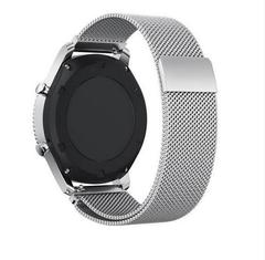 Ремешок для часов Samsung Gear S3/Galaxy Watch 46 Миланская петля (серебристый) 22мм