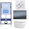 Aquatek SET Aquatek ЛЕЯ Т-035 4в1 SET Aquatek ЛЕЯ Т  (рама Aquatek Standard INS-0000012, клавиша KDI-0000035  ,KKI-0000002 крепёж+унитаз ЛЕЯ AQ1199T-00  с тонким сиденьем soft-close