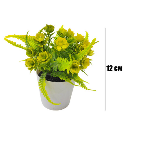 Искусственное комнатное растение в горшке Arvika, размеры: 10*12 см., полипропилен