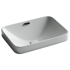 Ceramica Nova CN6078 Раковина встраиваемая сверху Element, прямоугольная с отверстием перелива, 460x330x170, белый фото