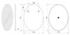 Зеркало с подсветкой ART&MAX Carrara AM-Car-570-770-DS-F