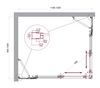 BelBagno LUCE-AH-22-120/100-C-Cr LUCE-AH-22-120/100-C-Cr Душевой уголок