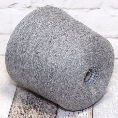 Кашемир LORO PIANA CASHMERE 2/27 серый меланж
