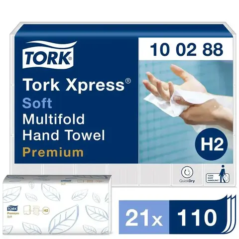 Tork Xpress® листовые полотенца Multifold мягкие белый 100288