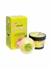 CAFE MIMI  Подарочный набор FRUIT SHAKE Фруктовый коктейль (шар + крем для тела) 230г