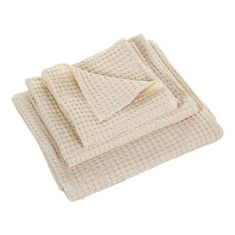 Набор вафельных полотенец Abyss & Habidecor Поусада 101 слоновая кость